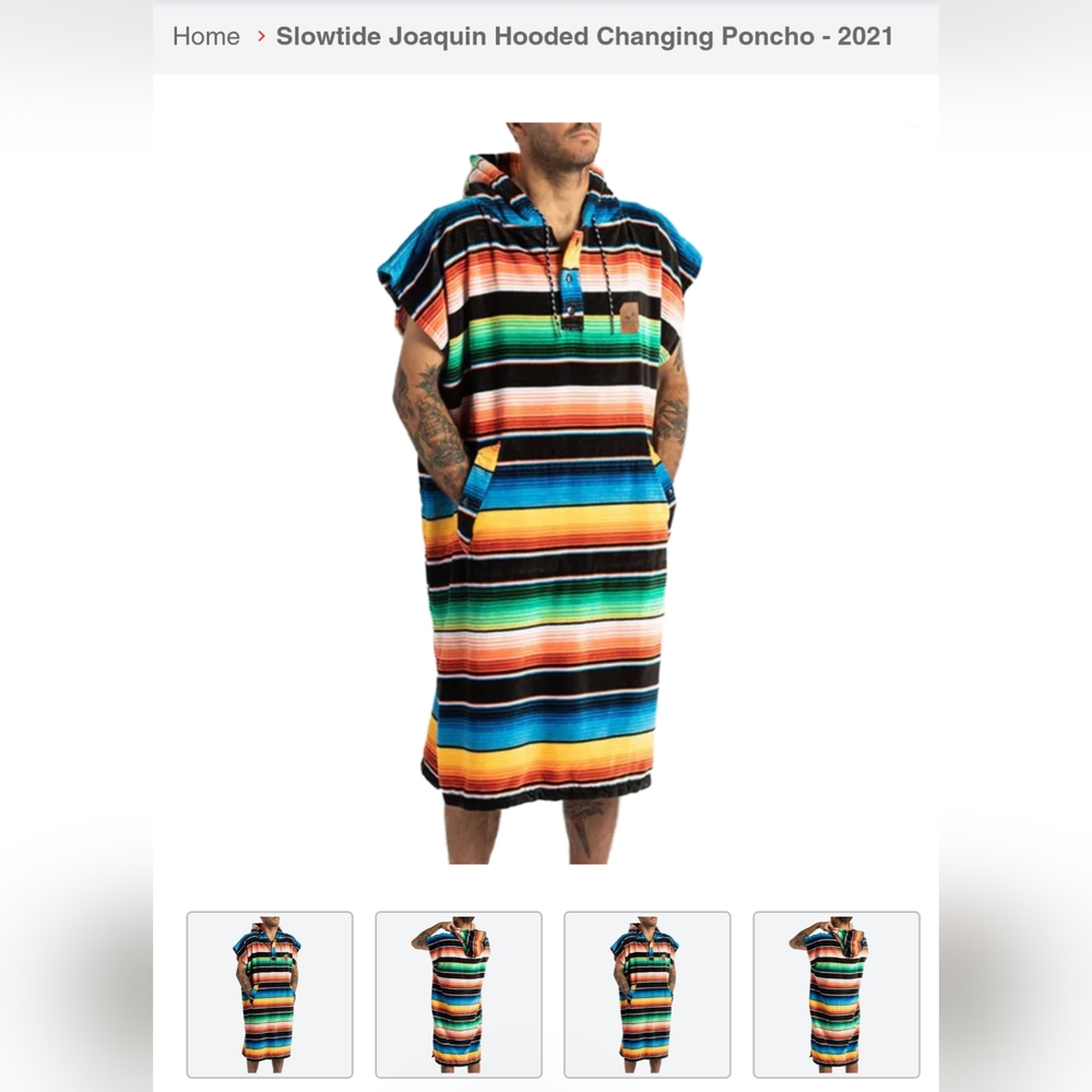 Slowtide Joaquin Multi-color Changing Poncho -S/M